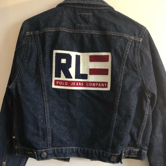 Polo Ralph Lauren Jackets & Blazers - VINTAGE Ralph Lauren polo jean jacket